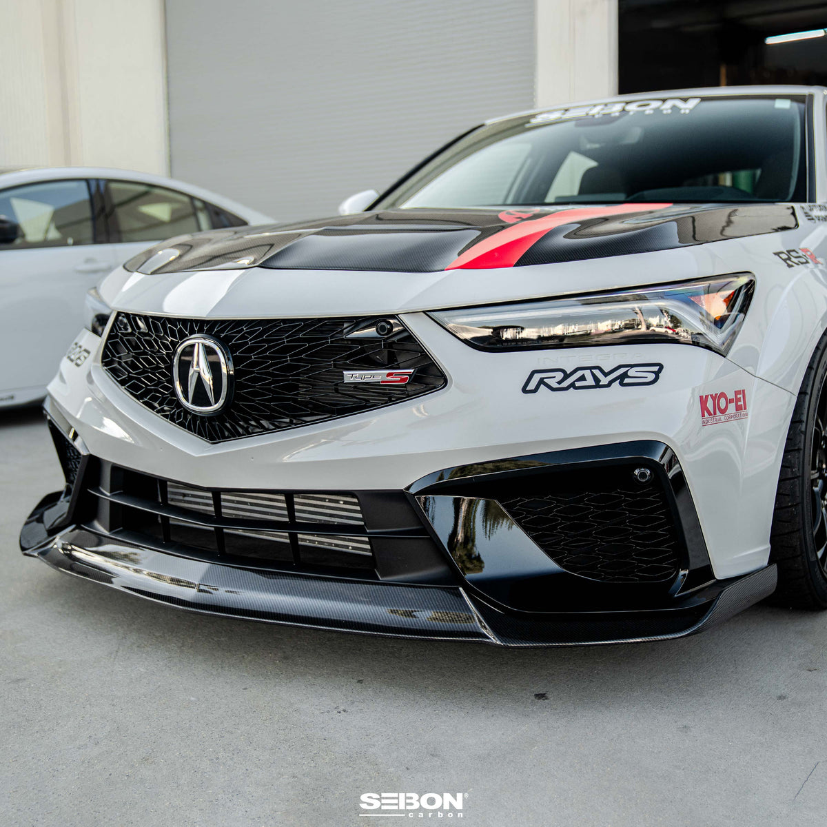 Seibon 2024 Acura Integra Type-S MB-Style Carbon Fiber Front Lip - FL24ACINS-MB