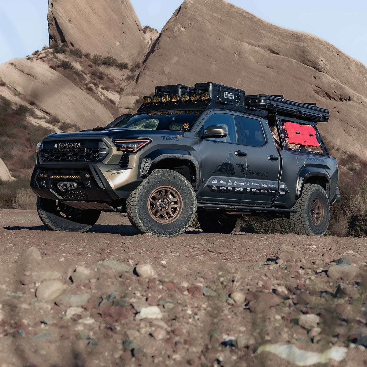 Seibon 2024 Toyota Tacoma TRD PRO Rear Carbon Fiber Fender Flares - FLR24TYTA-R