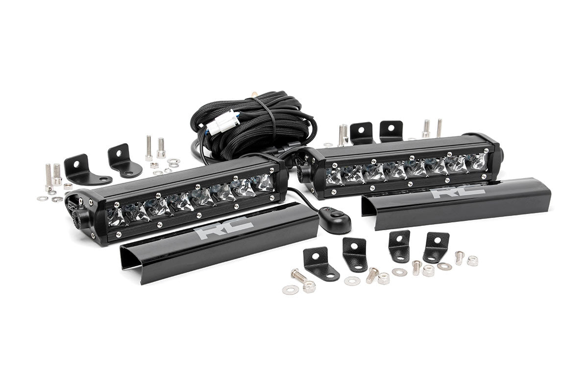 LED Light Kit | Grille Mount | 8&quot; Chrome Pair | Ford F-250 Super Duty (17-19)