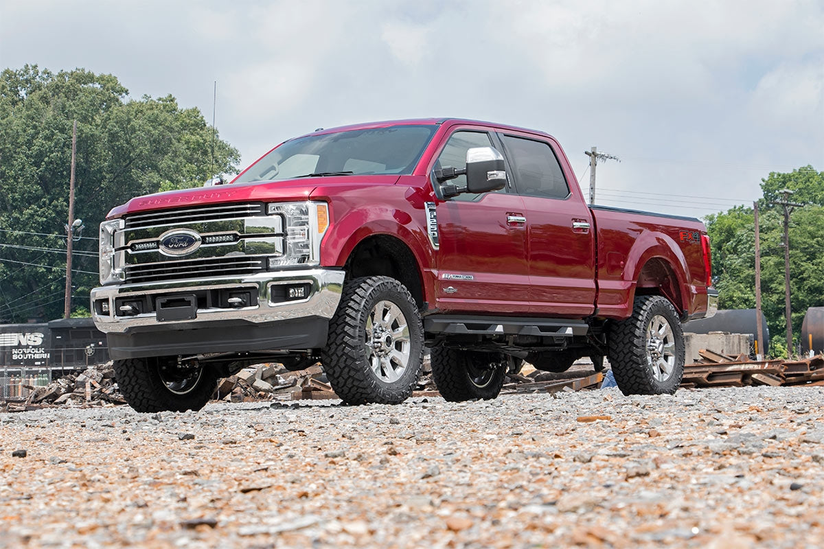 LED Light Kit | Grille Mount | 8&quot; Chrome Pair | Ford F-250 Super Duty (17-19)