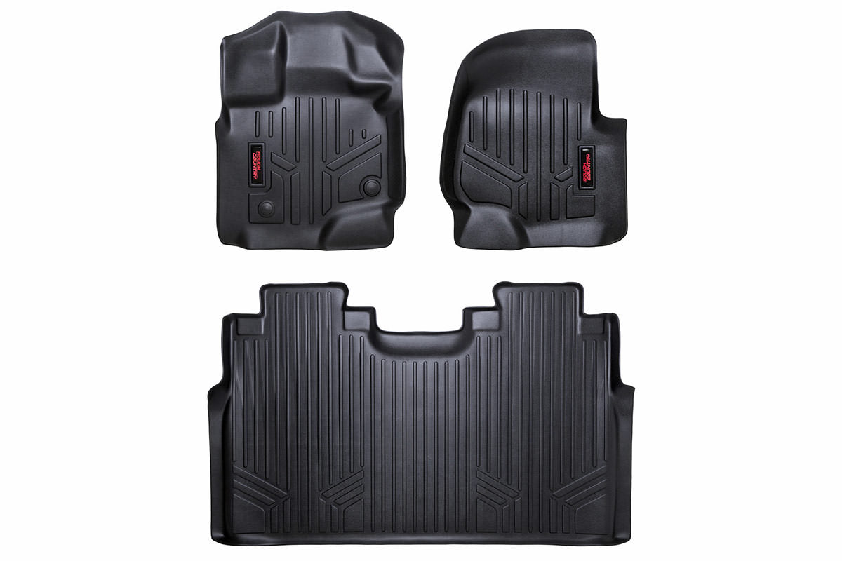 Floor Mats | FR &amp; RR | FR Buckets | Ford F-150 (15-24)/F-150 Lightning (22-24)/Raptor (17-24) 