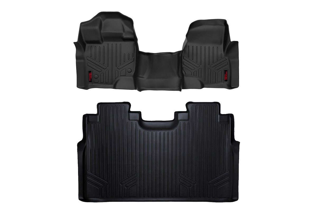 Floor Mats | FR &amp; RR | Over Hump | Ford F-150 (15-24)/F-150 Lightning (22-24)/Raptor (17-24) 
