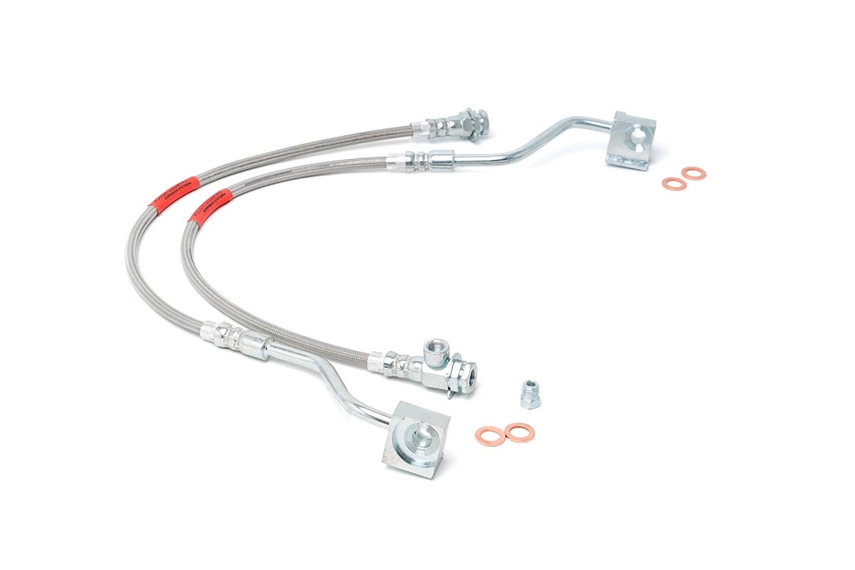 Brake Lines | Stainless | FR | 4-6&quot; Lift | Ford Bronco/F-150 4WD (1980-1996)