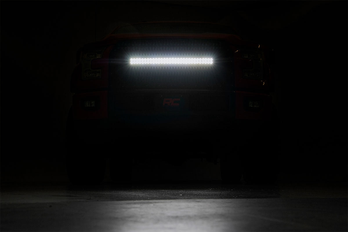 Mesh Grille | 30&quot; Dual Row LED | Black | Ford F-150 2WD/4WD (2015-2017)