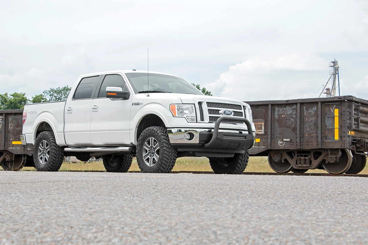 Rough Country - 3 Inch Lift Kit - M1 Struts - Ford F-150 4WD (2009-2013) - 54440 for 2009-2013 Ford F 150 - angle view