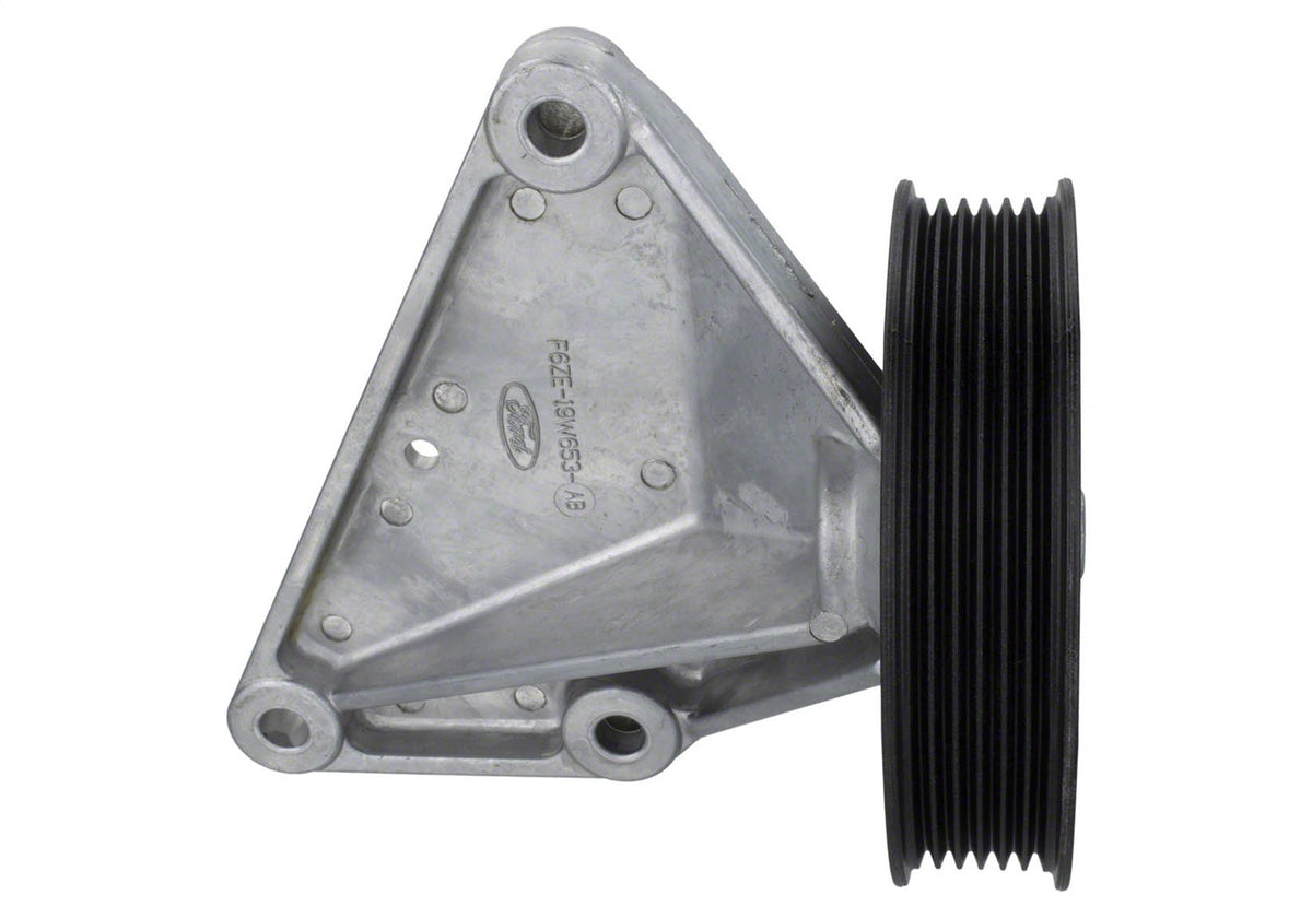 Ford Performance 1996-2010 Mustang A/C Eliminator Kit — in use (FRPM-19216-D46)
