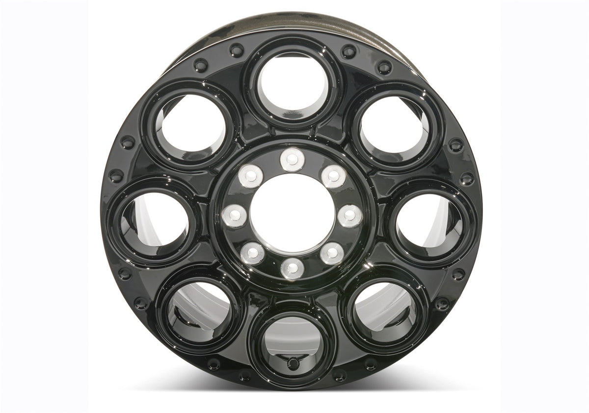 Ford Performance 2005-2022 Super Duty 20" Caliber Wheel Kit-Gloss Black — in use (FRPM-1007K-S2008GB1)