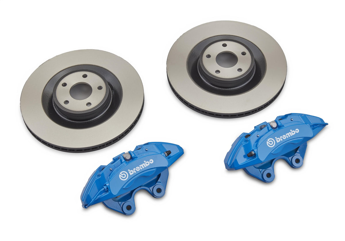 Ford Performance 2013-2018 Focus ST Performance Front RS Brake Upgrade Kit — alternate view (FRPM-2300-W)