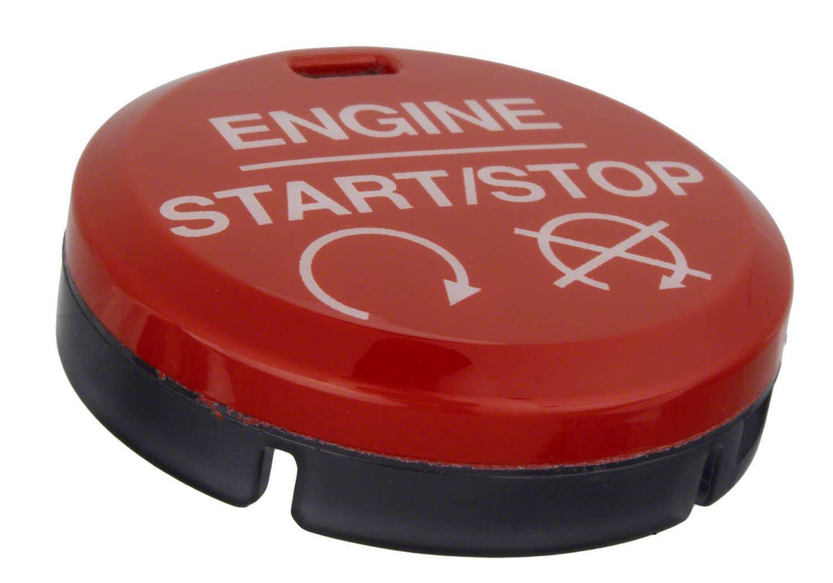Ford Performance 2015-2017 Mustang Red Starter Button Installation Kit — detail (FRPM-10B776-MR)