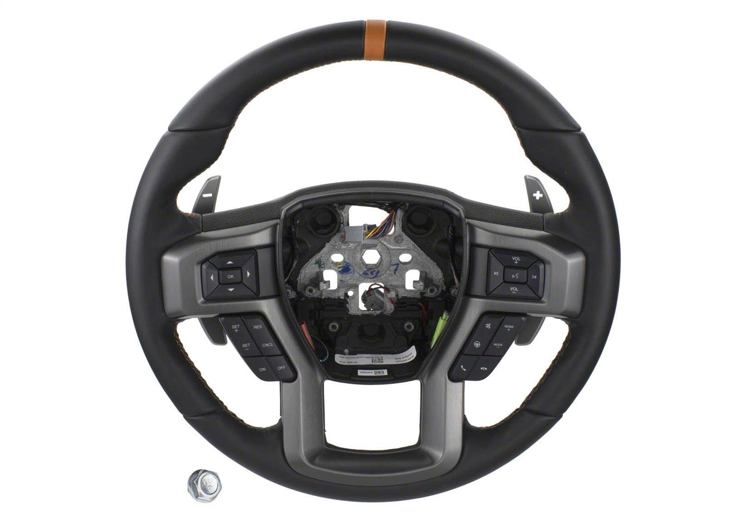 Ford Performance 2015-2018 F-150 Raptor Performance Steering Wheel Kit-Orange Sightline (FRPM-3600-F15ROR)