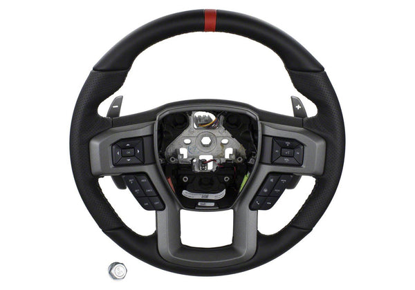 Ford Performance 2015-2018 F-150 Raptor Performance Steering Wheel Kit-Red Sightline (FRPM-3600-F15RRD)