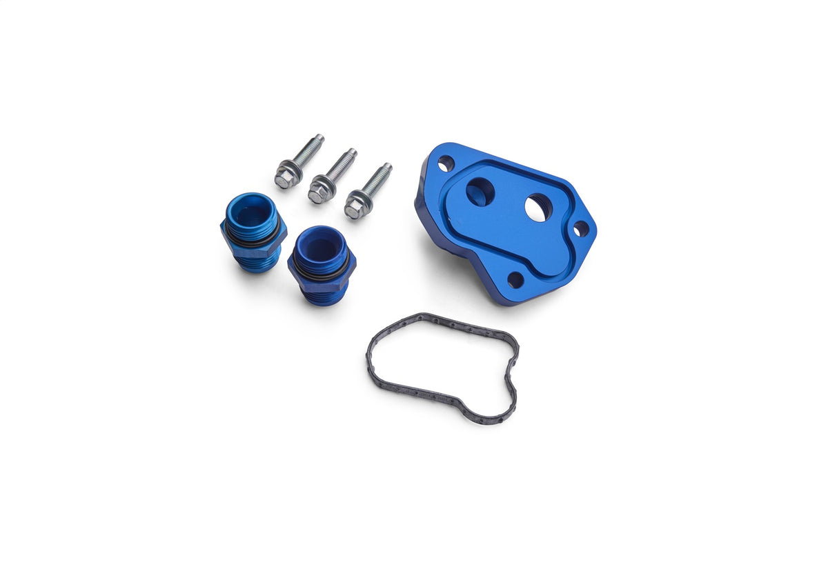 Ford Performance 2015-2025 Mustang 5.0L Coyote Oil Line Adaptor — additional view (FRPM-6881-M50A)