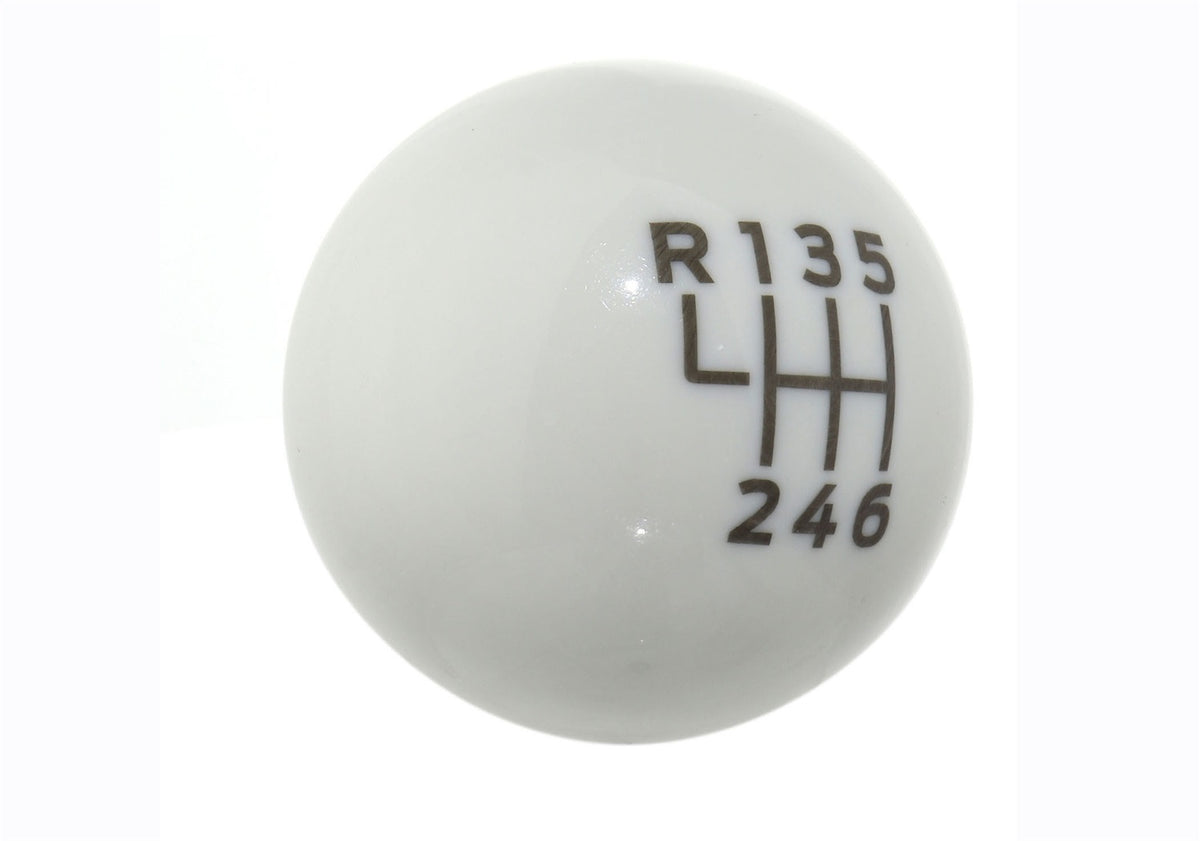 Ford Performance 2015-2025 Mustang Bullitt White Shift Knob — additional view (FRPM-7213-M8B)