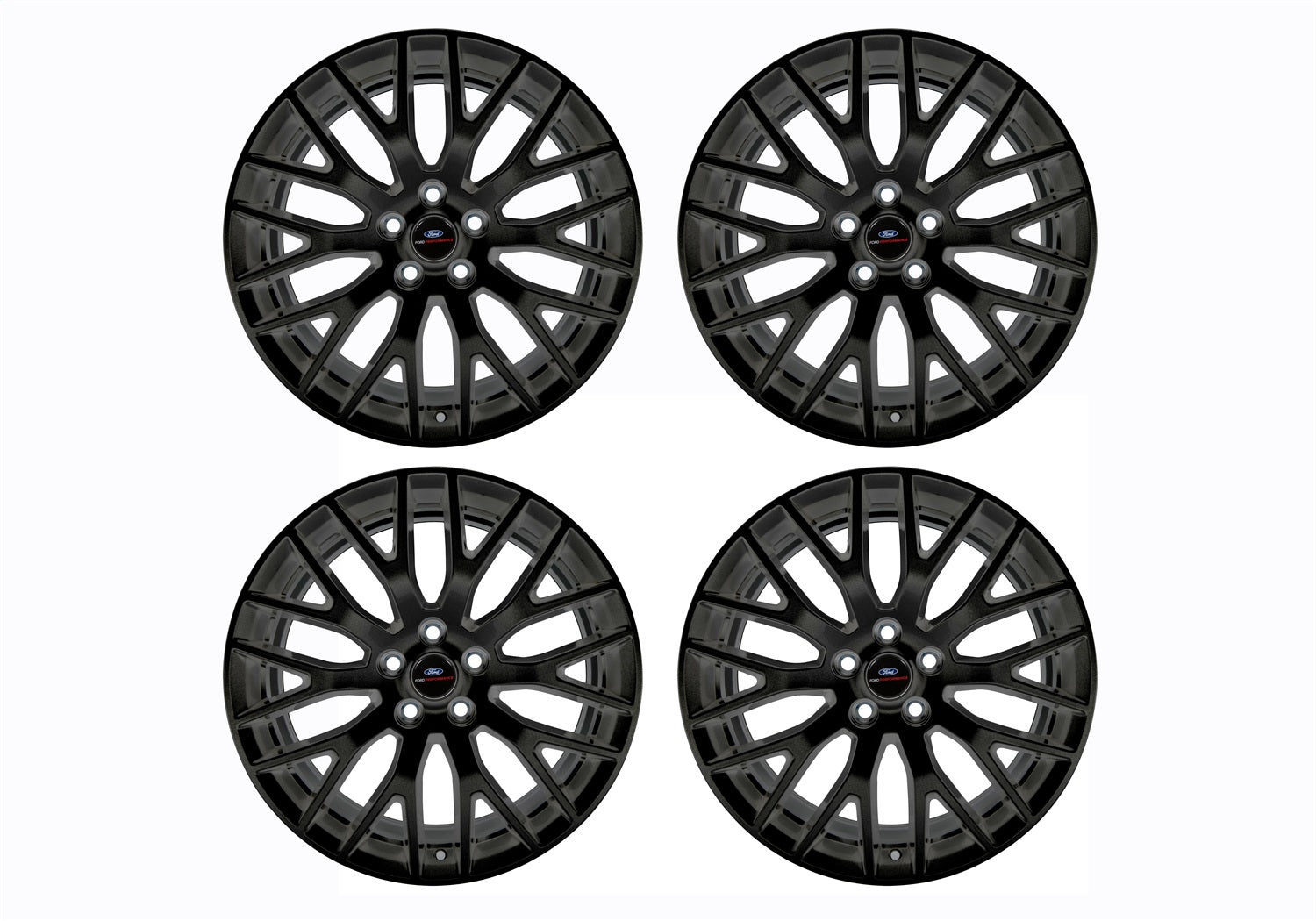 Ford Performance 2015-23 Mustang Pp Wheel Kit 19X9/9.5- Matte Black (FRPM-1007K-M19XB)