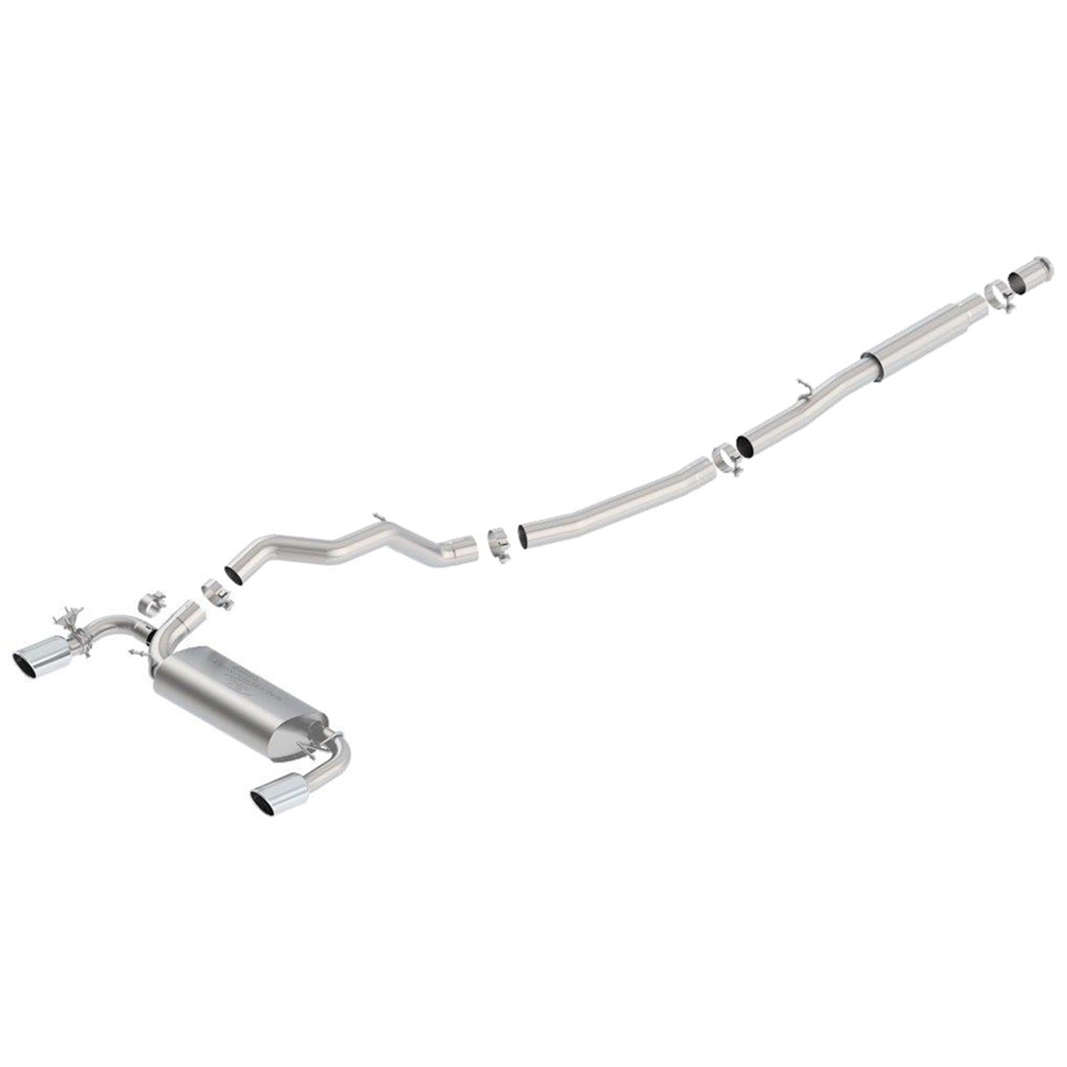 Ford Performance 2016-2018 Focus RS Active Cat Back Sport Exhaust System (FRPM-5200-FRS)
