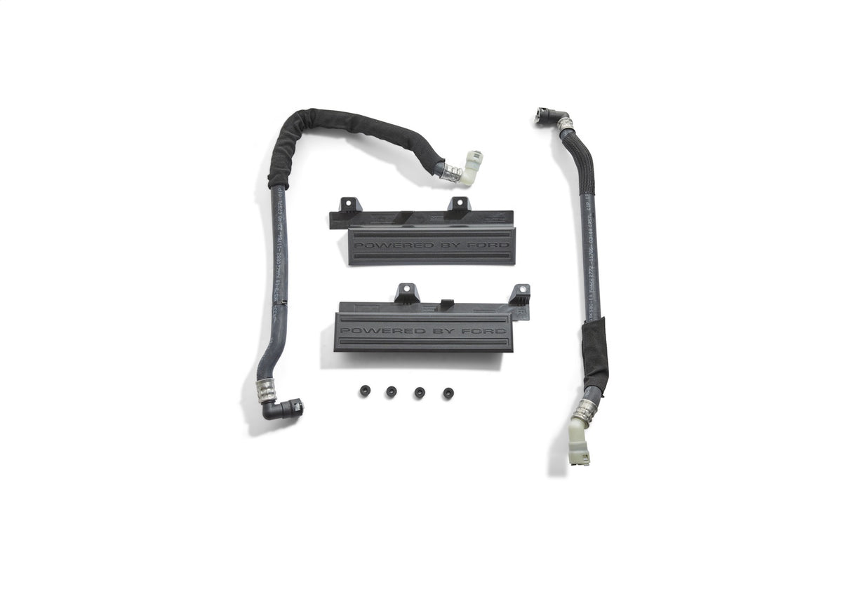 Ford Performance 2018-2023 5.0L "Powered By Ford" Engine Dress Up Kit — alternate view (FRPM-9680-M50BA)