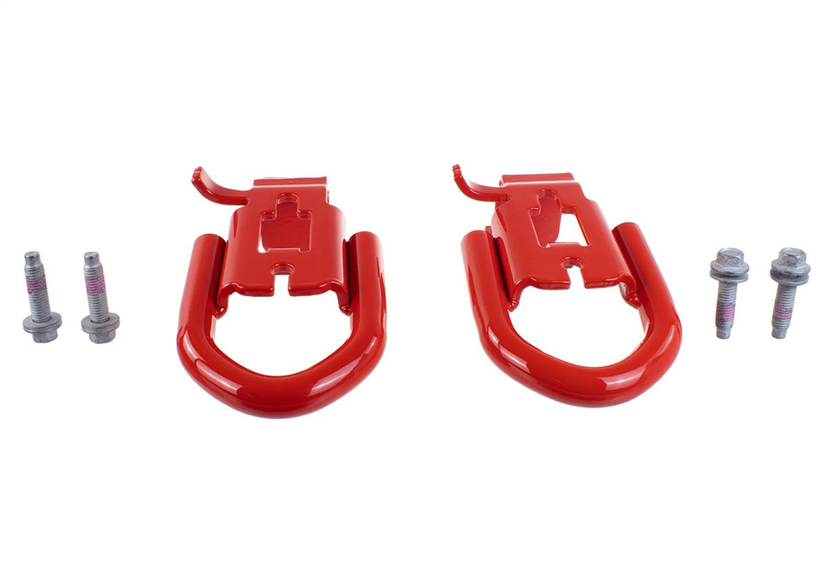 Ford Performance 2019-2023 Ranger Tow Hooks-Pair-Red — alternate view (FRPM-18954-RA)
