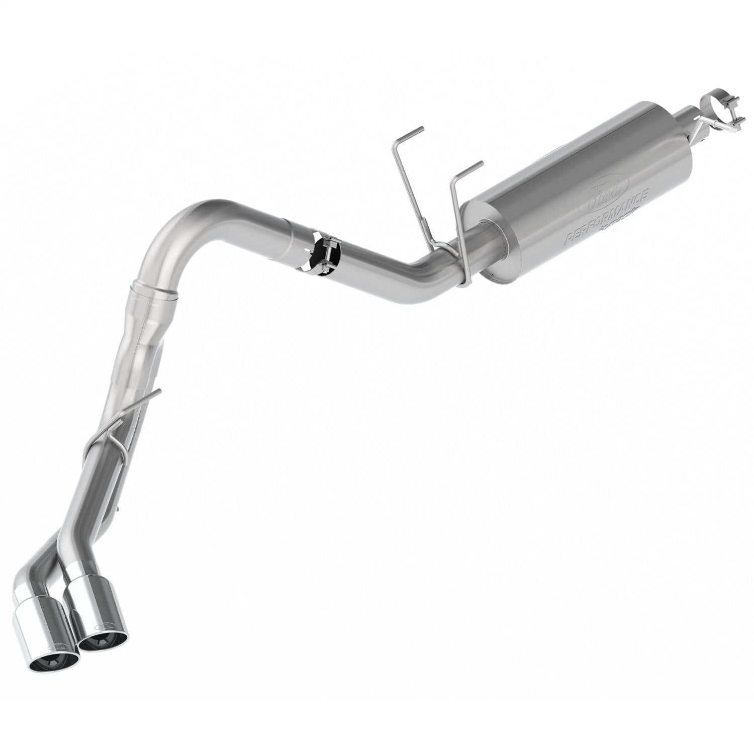 Ford Performance 2020-2022 Super Duty 7.3L Sport Exhaust-Chrome Tips-Dual Side Exit (FRPM-5200-FSD73SC)