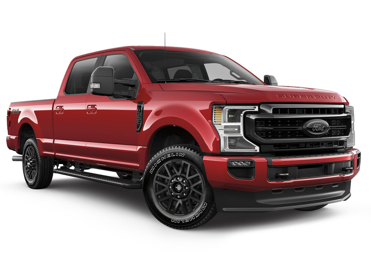 Ford Performance 2020-2022 Super Duty Black Oval Kit-Without Camera — alternate view (FRPM-1447-SDB)
