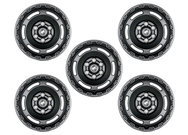 Ford Performance 2021-2024 Bronco Everglades Wheel Kit-Carbonized Gray (FRPM-1007K-P1785E)