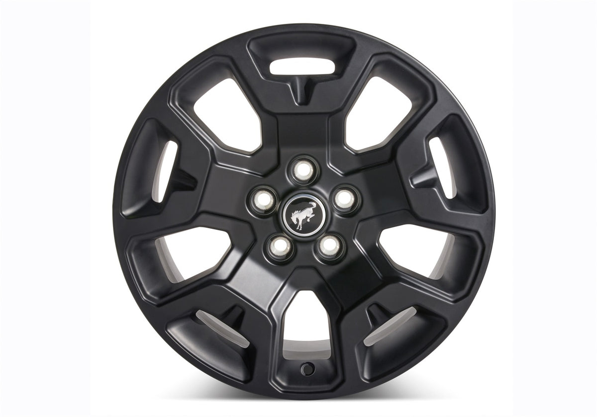 Ford Performance 2021-2024 Bronco Sport 17" X 7" Wheel Kit-Low Gloss Black — detail (FRPM-1007K-S17BSB)