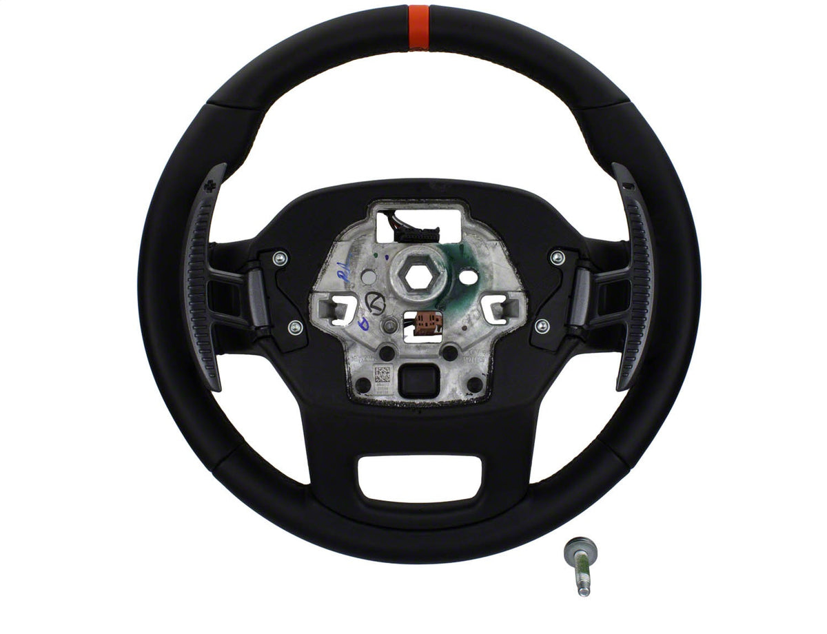 Ford Performance 2021-2024 F-150 Raptor Steering Wheel Kit-Black — alternate view (FRPM-3600-F15B)