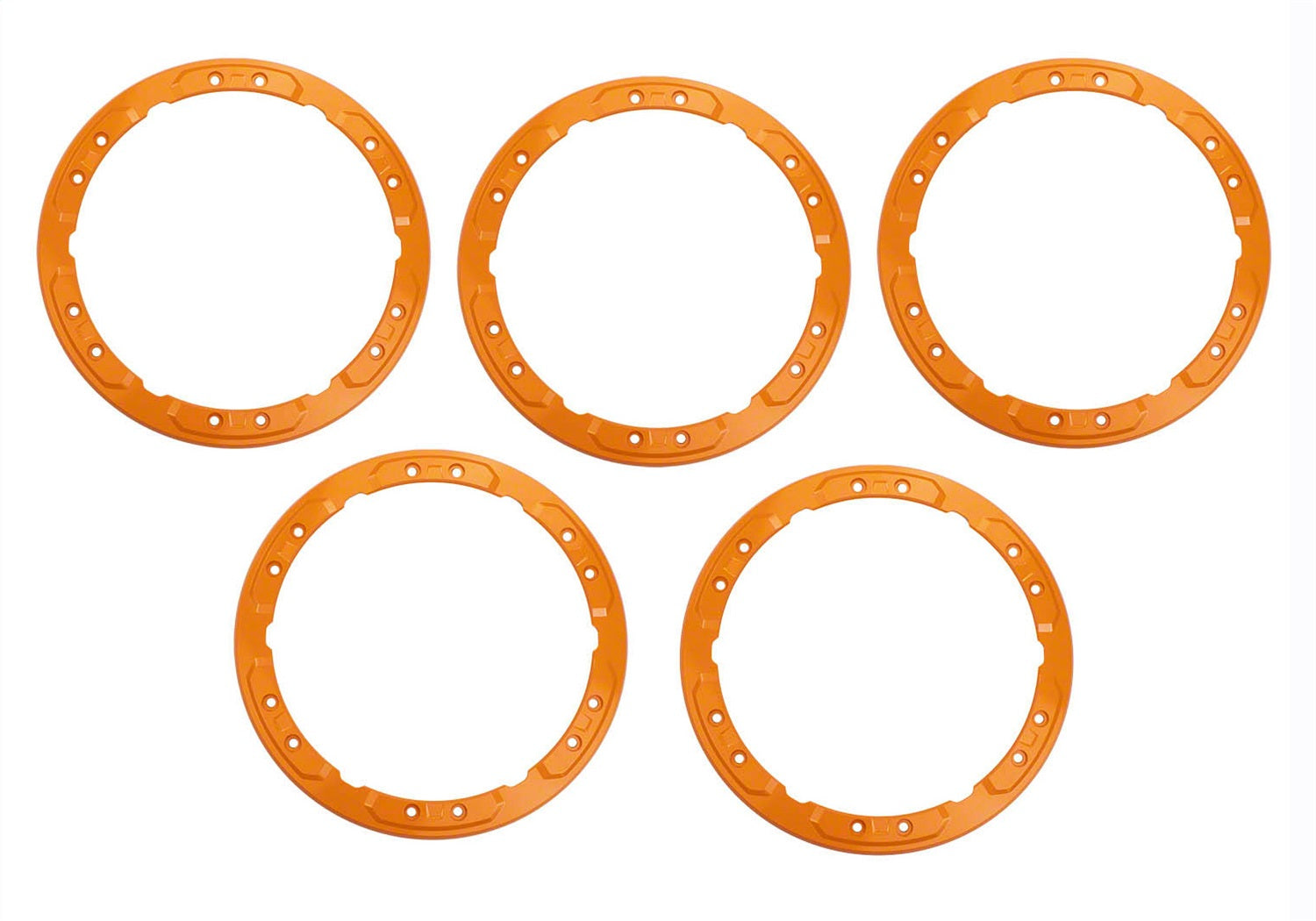 Ford Performance 2021-2025 Bronco Beadlock Trim Ring Kit-Orange (FRPM-1021K-BLO)