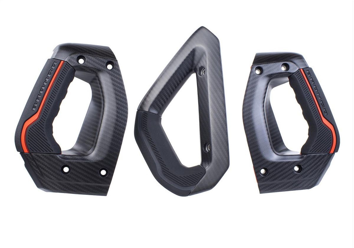 Ford Performance 2021 -2025 Bronco Carbon Fiber Grab Handle Kit — alternate view (FRPM-7220-BCF)