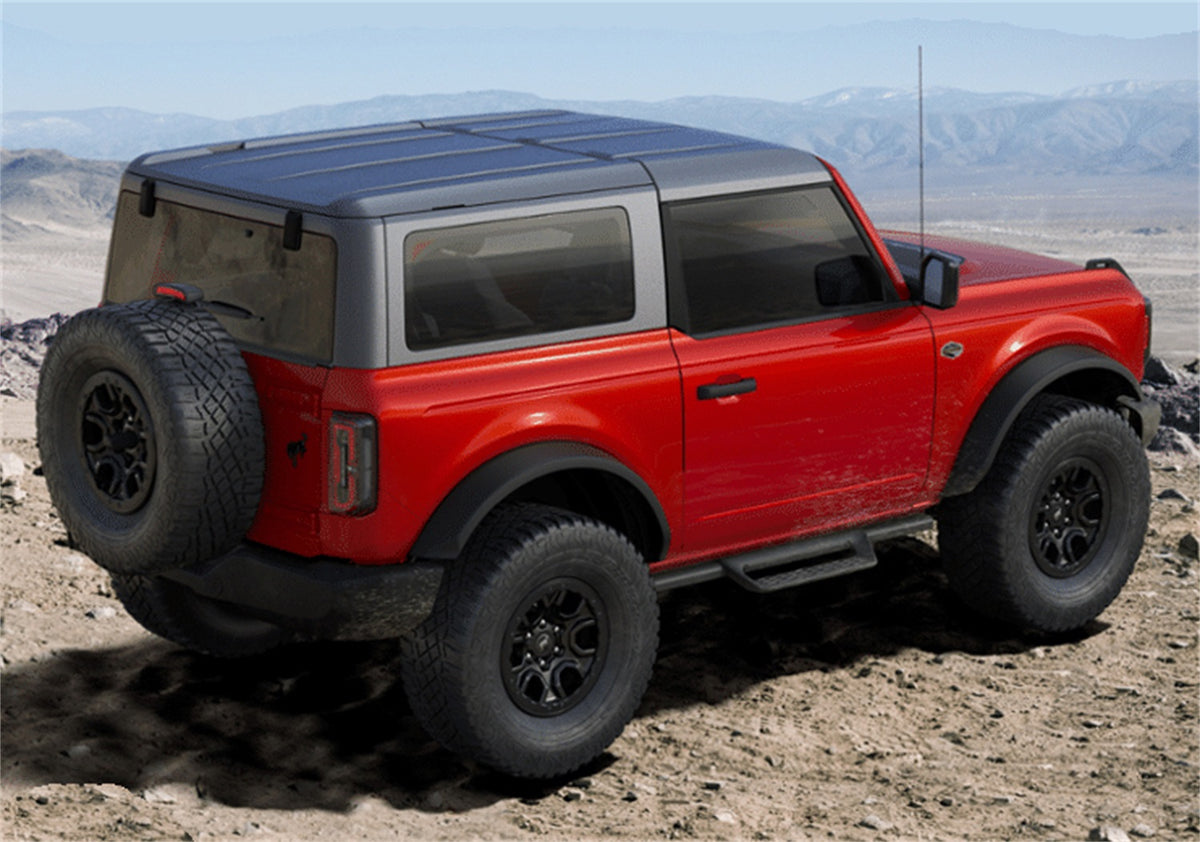 Ford Performance 2021-2025 Bronco Hoop Step 2 Door — in use (FRPM-16450-BHS2)
