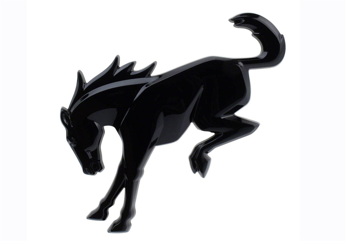 Ford Performance 2021-2025 Bronco Rear Emblem-Gloss Black — alternate view (FRPM-1447-BRB)
