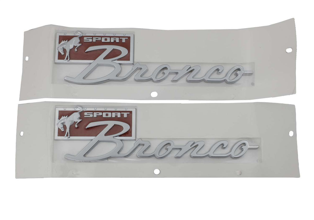 Ford Performance 2021-2025 Bronco Sport Script Fender Badge Kit — additional view (FRPM-1447-BSPRT)