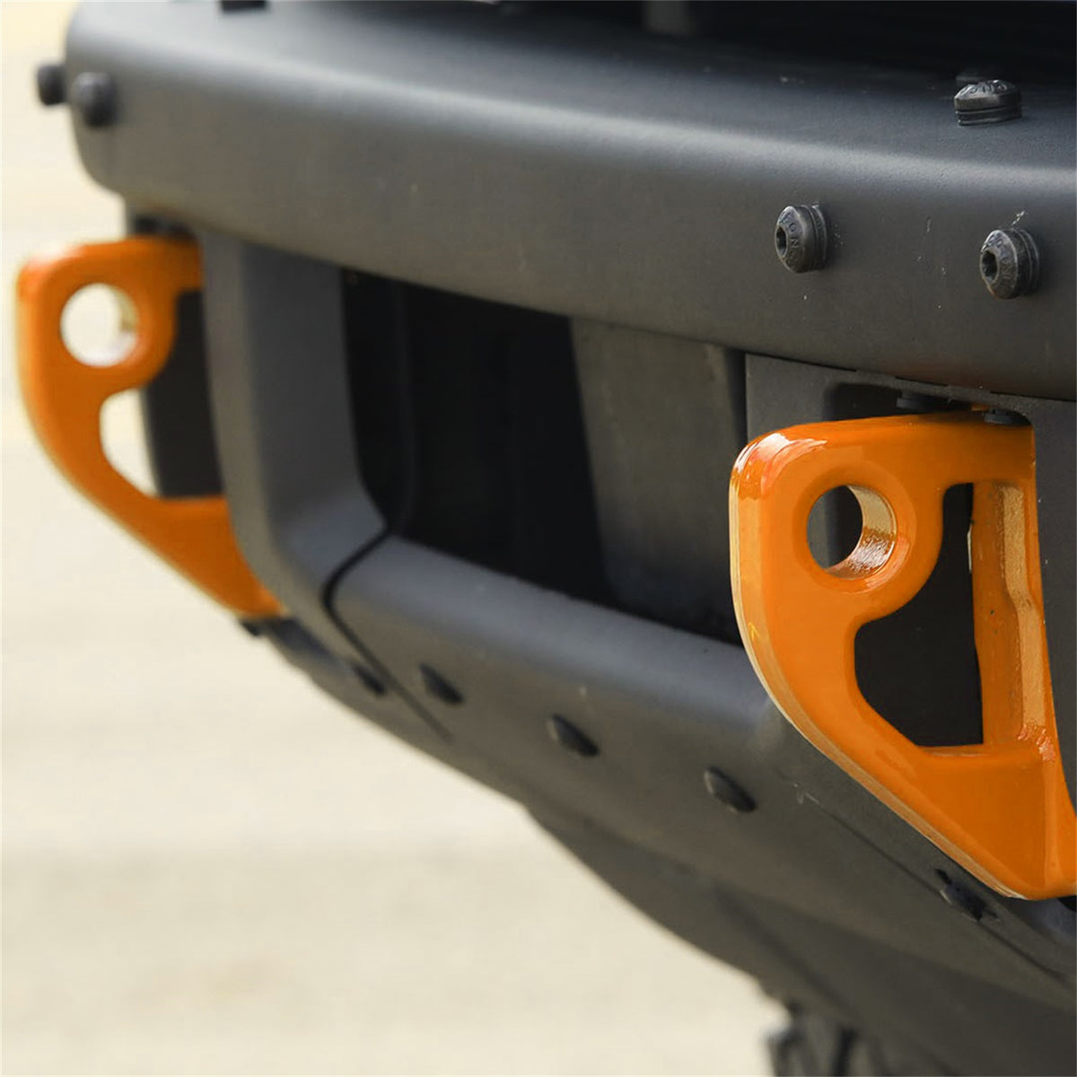 Ford Performance 2021-2025 Bronco Tow Hooks-Pair-Orange — alternate view (FRPM-18954-BO)