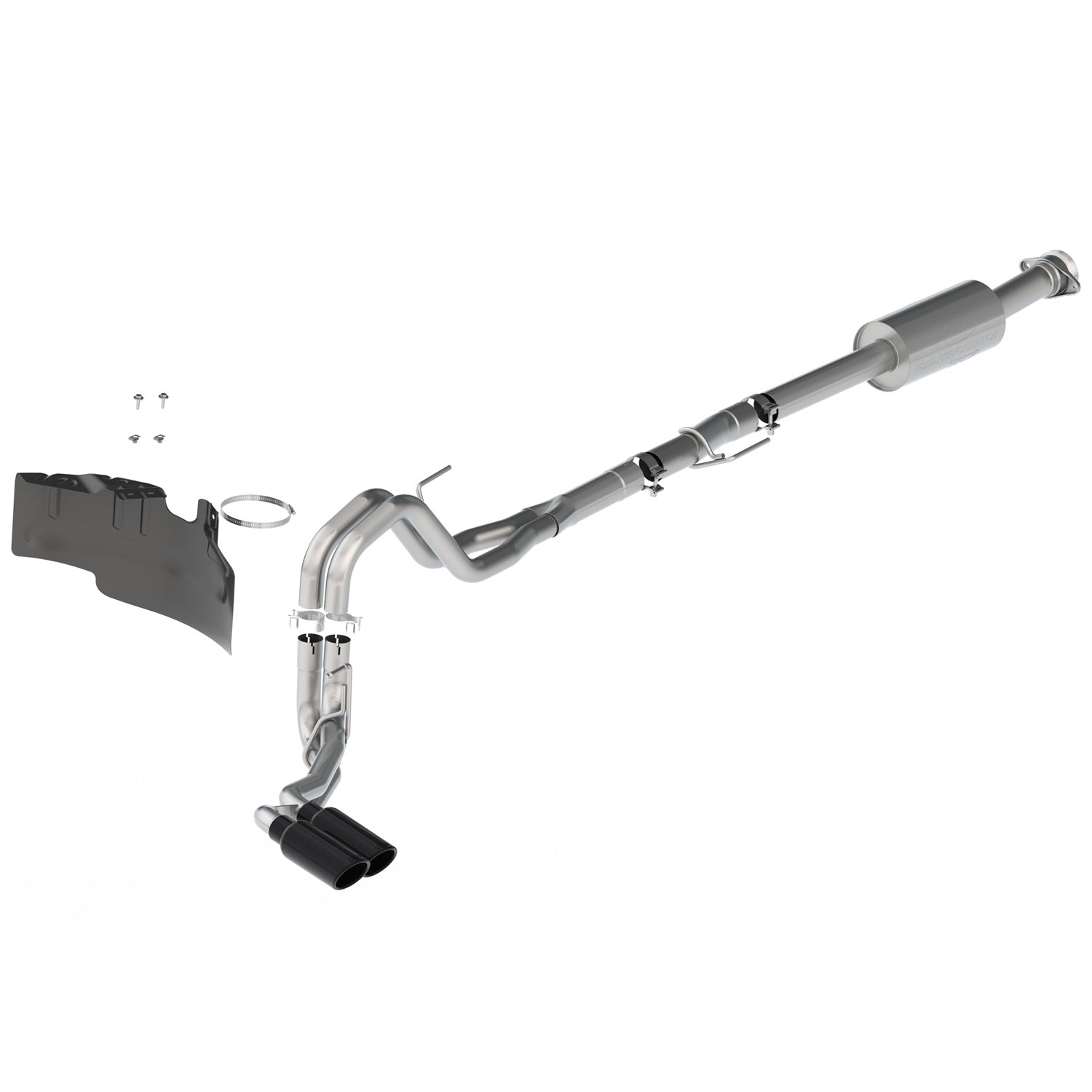Ford Performance 2021-2025 F-150 2.7L, 3.5L & 5.0L F-150 Extreme Exhaust-Black-Side Exit (FRPM-5200-FEBS)