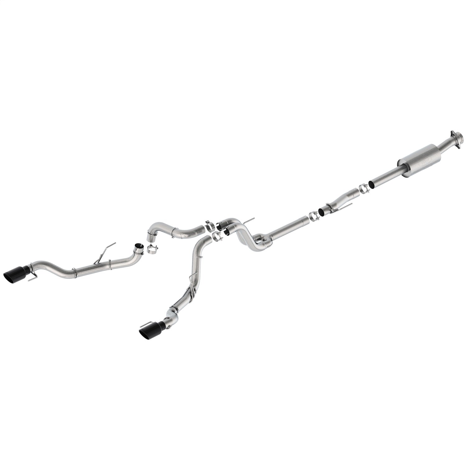 Ford Performance 2021-2025 F-150 Extreme Exhaust-Black-Bumper Exit (FRPM-5200-FEBRB)