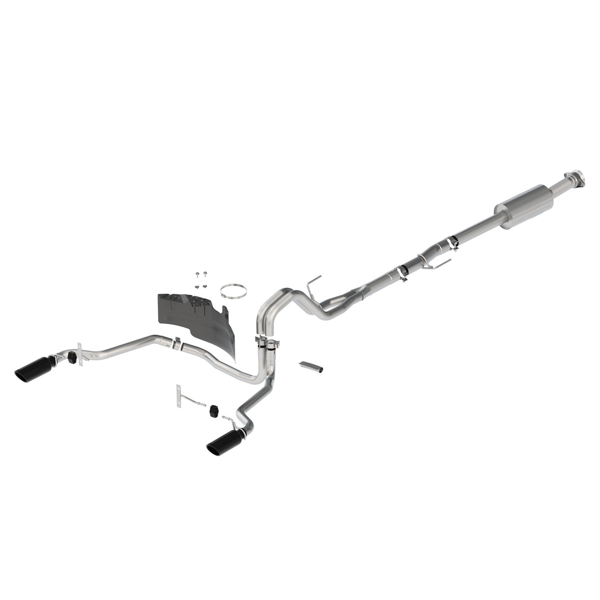 Ford Performance 2021-2025 F-150 Extreme Exhaust-Black-Rear Exit (FRPM-5200-FEBR)