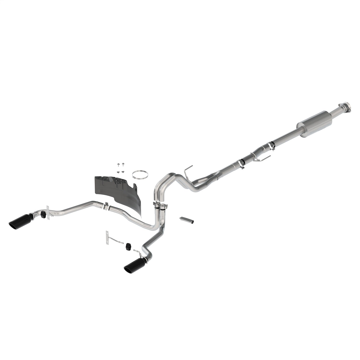 Ford Performance 2021-2025 F-150 Extreme Exhaust-Black-Rear Exit (FRPM-5200-FEBR)