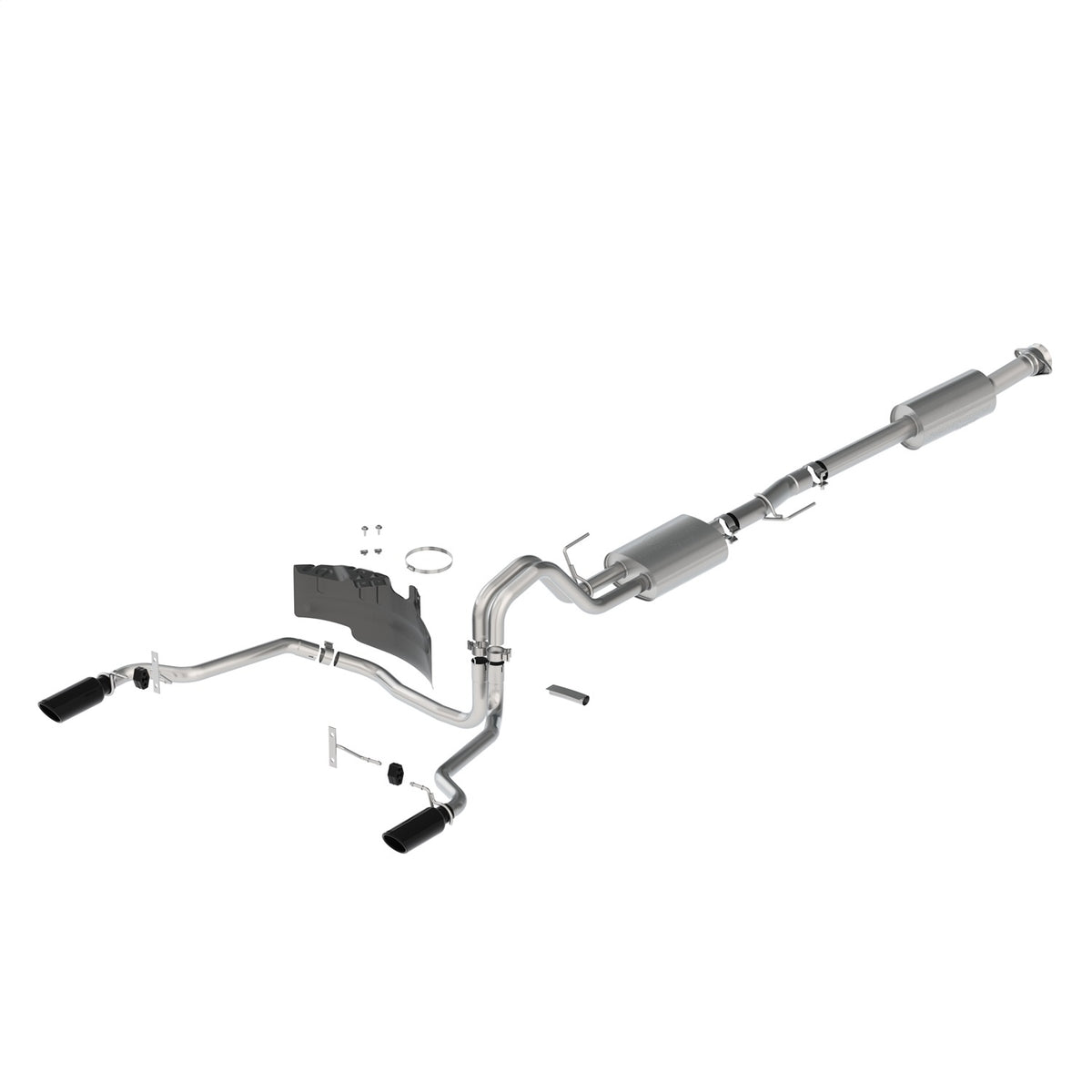 Ford Performance 2021-2025 F-150 Sport Exhaust-Black-Rear Exit (FRPM-5200-FSBR)