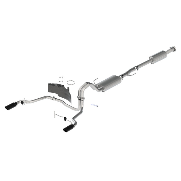 Ford Performance 2021-2025 F-150 Touring Exhaust-Black-Rear Exit (FRPM-5200-FTBR)