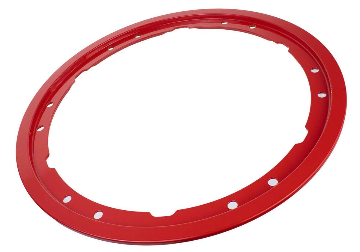Ford Performance 2021-2025 FP Beadlock Wheel Trim Ring - Red — in use (FRPM-1021-BLR)