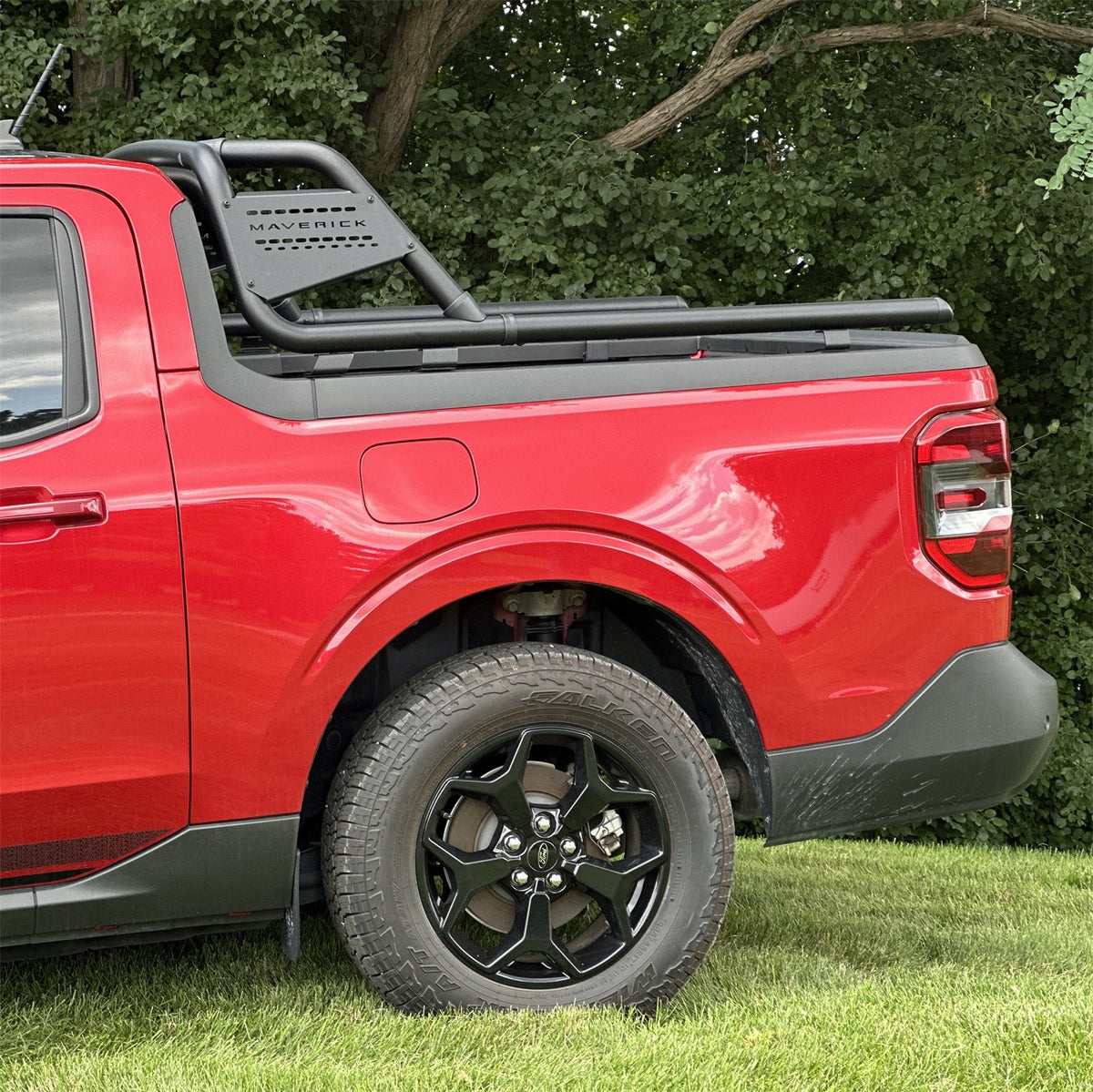 Ford Performance 2022-2024 Maverick Chase Rack — detail (FRPM-19007-MV)