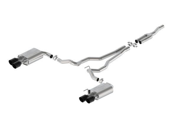 Ford Performance 2024-2025 Mustang 2.3L Extreme Active Cat-Back-Black Tip (FRPM-5200-M2EB)