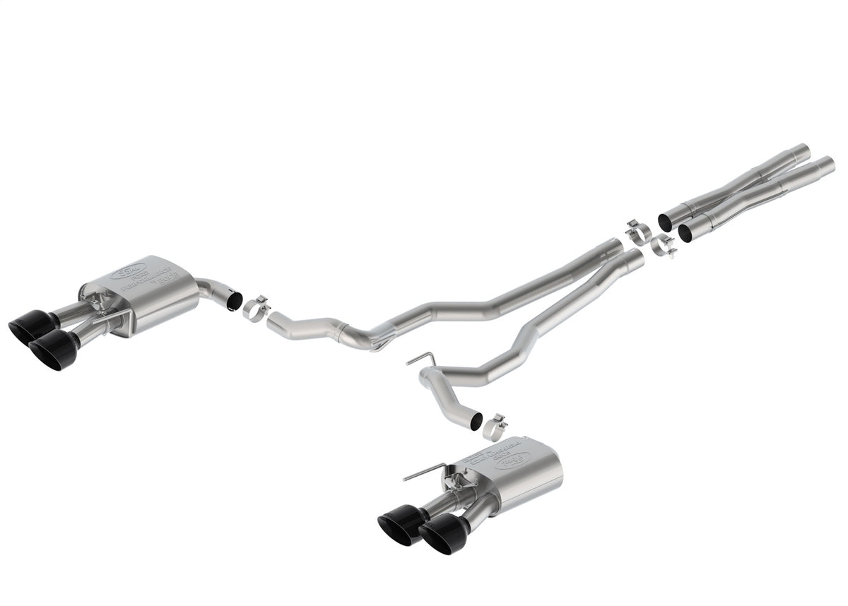 Ford Performance 2024-2025 Mustang 5.0L Extreme Active With Valance-Black Tip (FRPM-5200-M5EBVA)