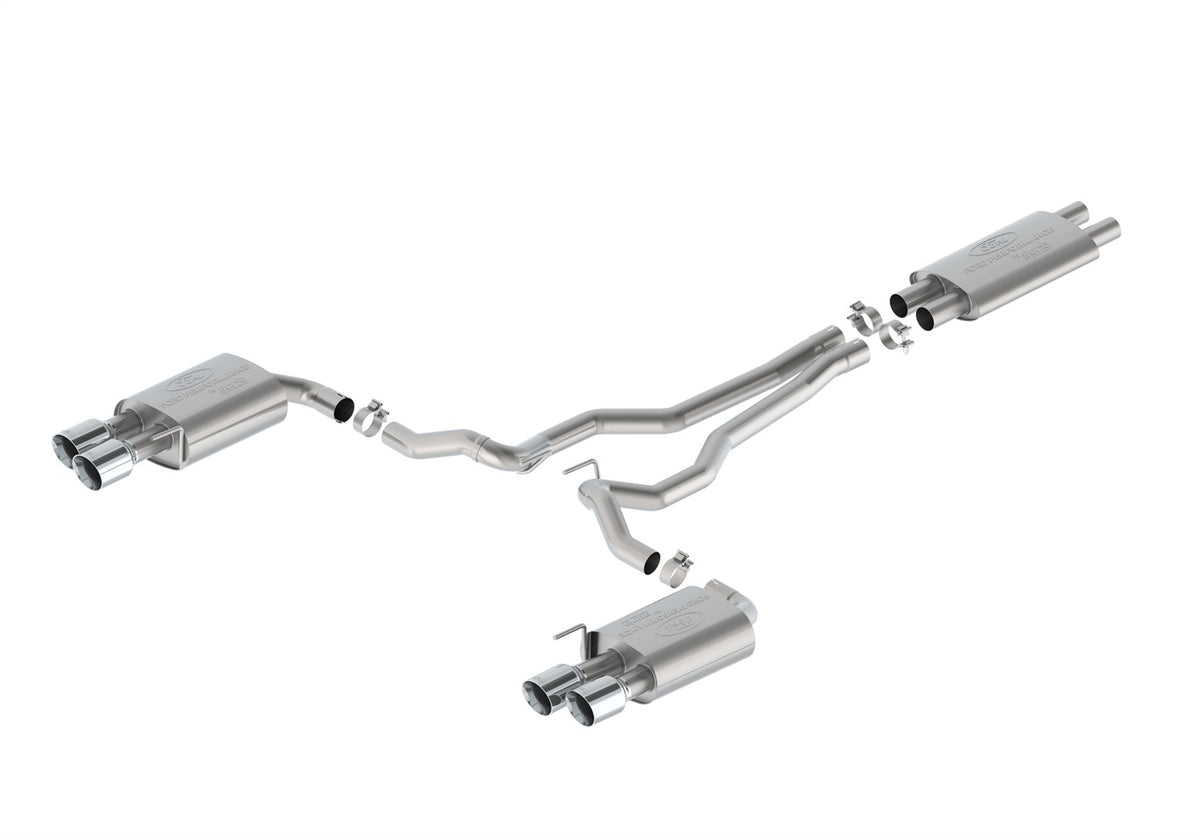 Ford Performance 2024-2025 Mustang 5.0L Touring Non-Active With GT Valance-Chrome Tip (FRPM-5200-M5TCV)