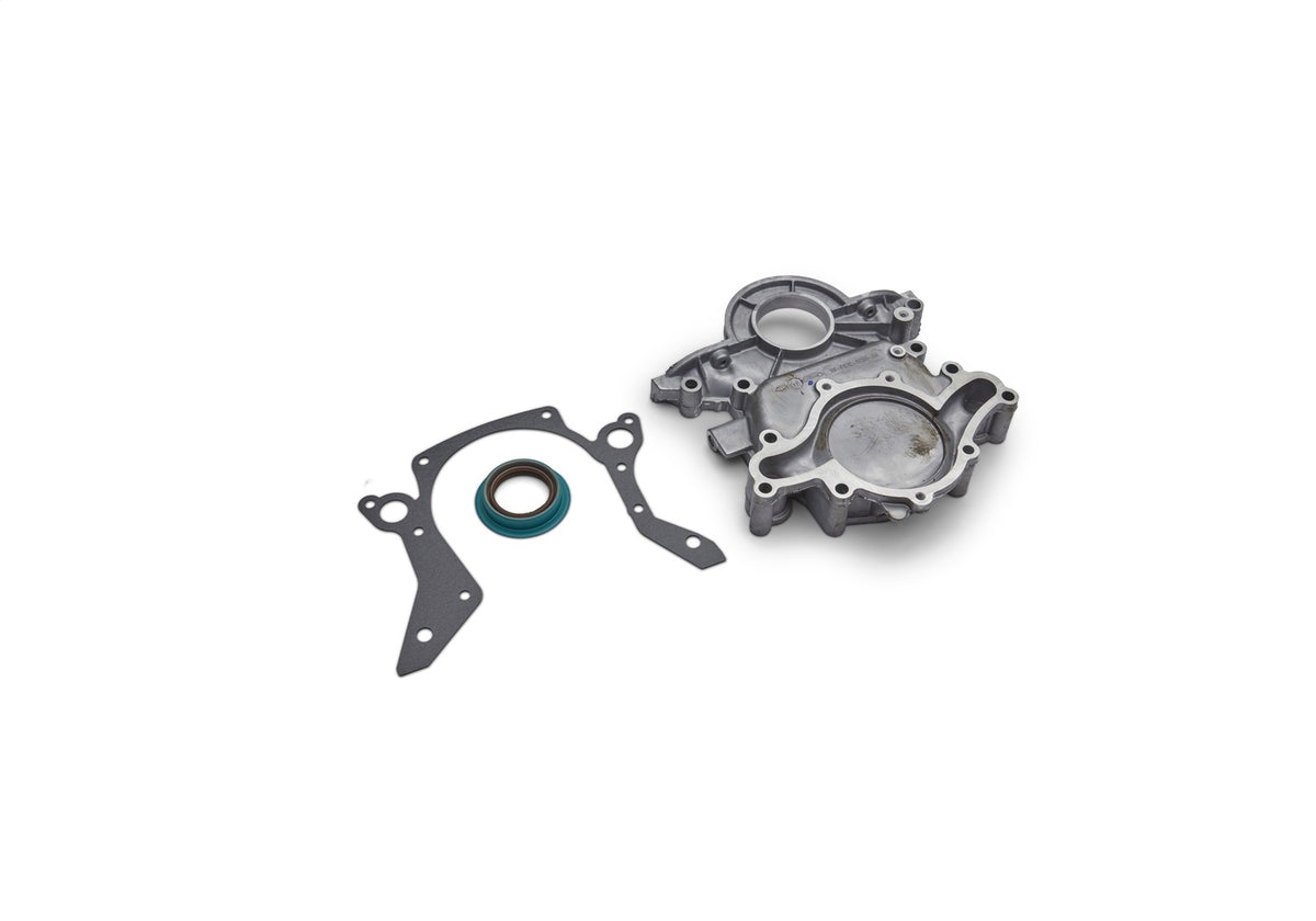 Ford Performance 289/302/351W Short Serpentine Belt-Front Timing Cover — alternate view (FRPM-6059-A50)