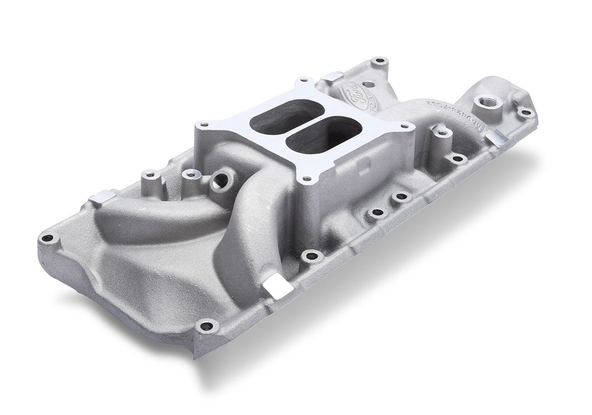 Ford Performance 289/302 Dual Plane Intake Manifold — alternate view (FRPM-9424-F302)