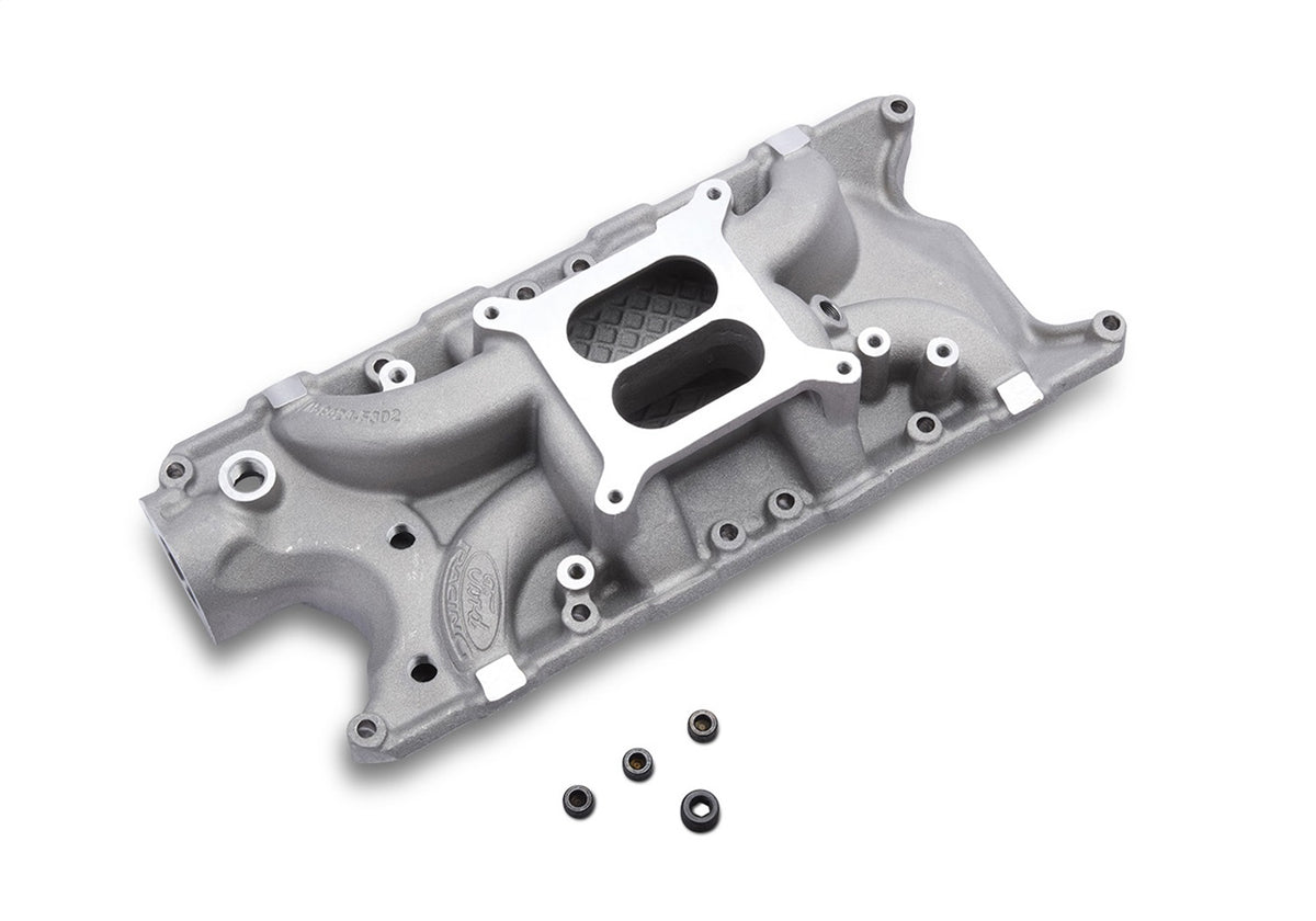 Ford Performance 289/302 Dual Plane Intake Manifold — detail (FRPM-9424-F302)