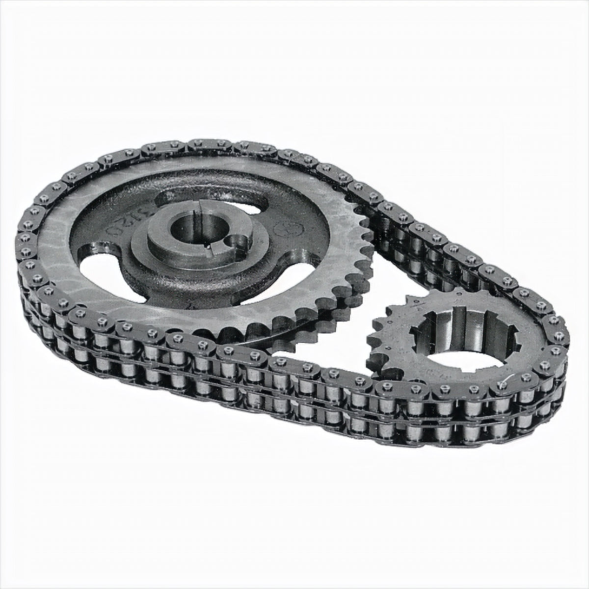 Ford Performance 302/351W Double Roller Timing Chain Set-Cast Iron Gear (FRPM-6268-A302)