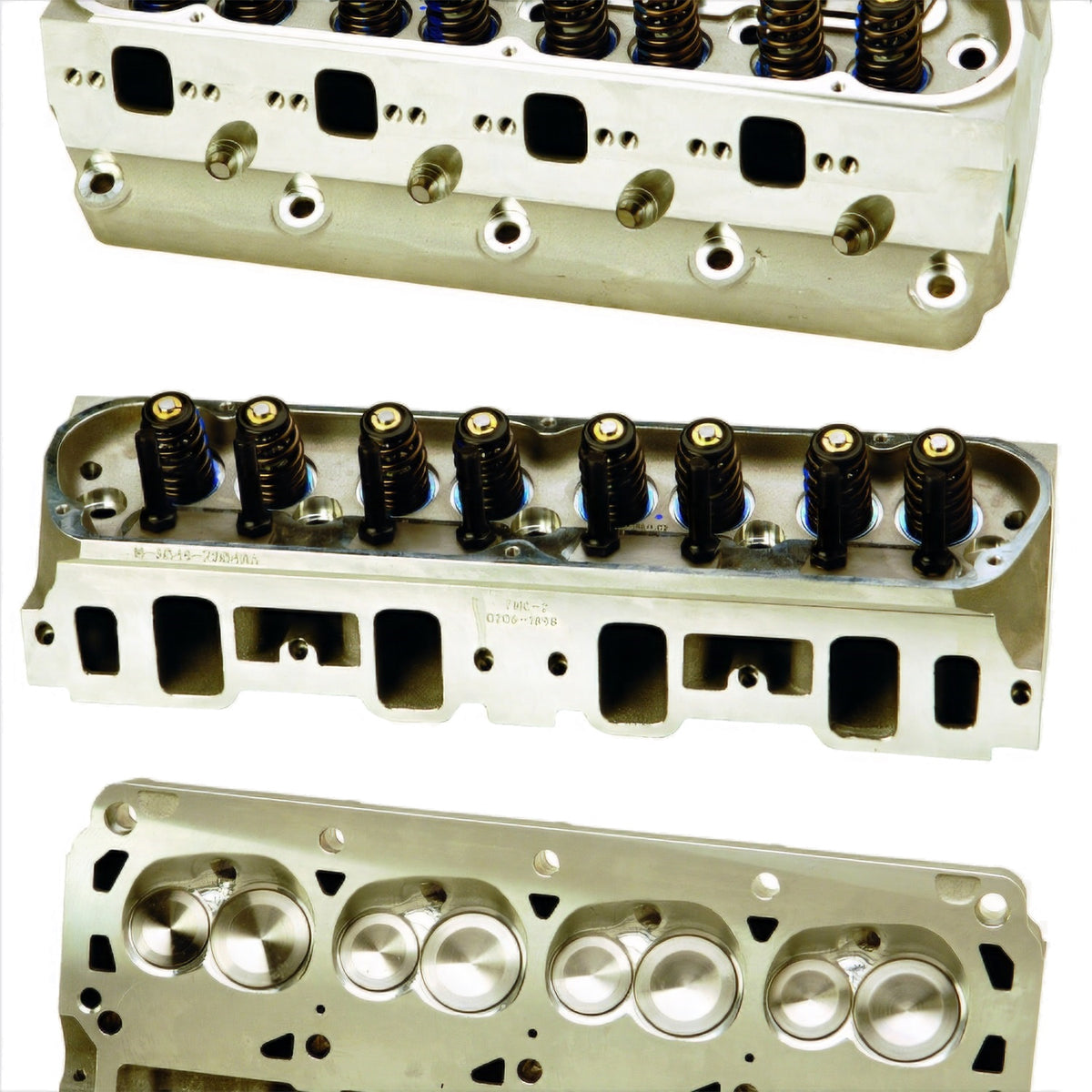 Ford Performance 302/351W "Z-Head" Aluminum-Assembled 63CC With 7MM Valve — alternate view (FRPM-6049-Z304DA7)