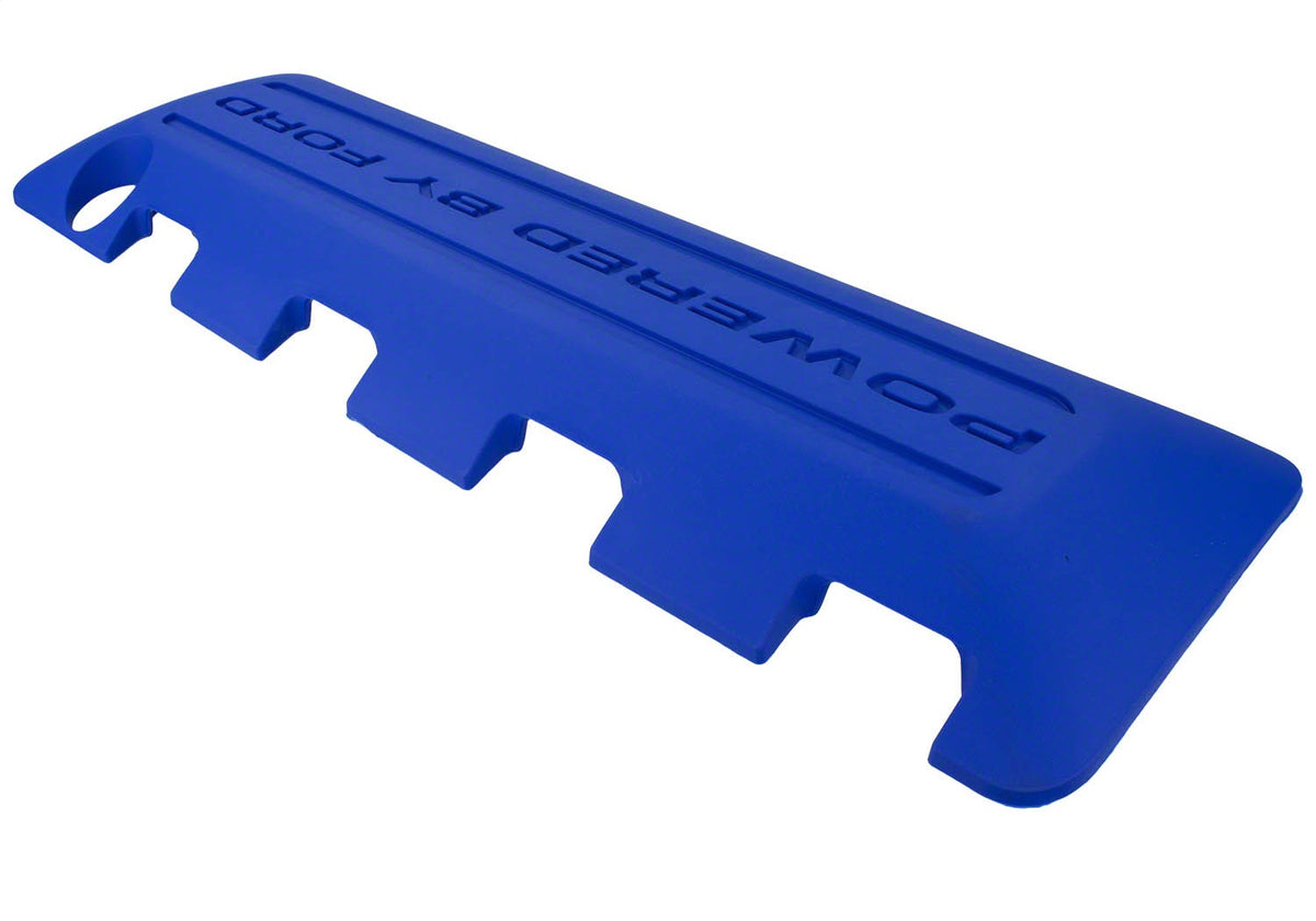 Ford Performance 5.0L Coyote "Powered By Ford" Blue Coil Covers — additional view (FRPM-6P067-M50B)