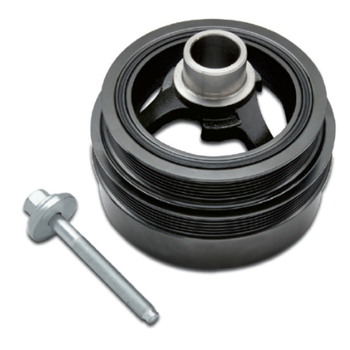 Ford Performance 7.3L Gas Engine Harmonic Balancer — alternate view (FRPM-6316-SD73)